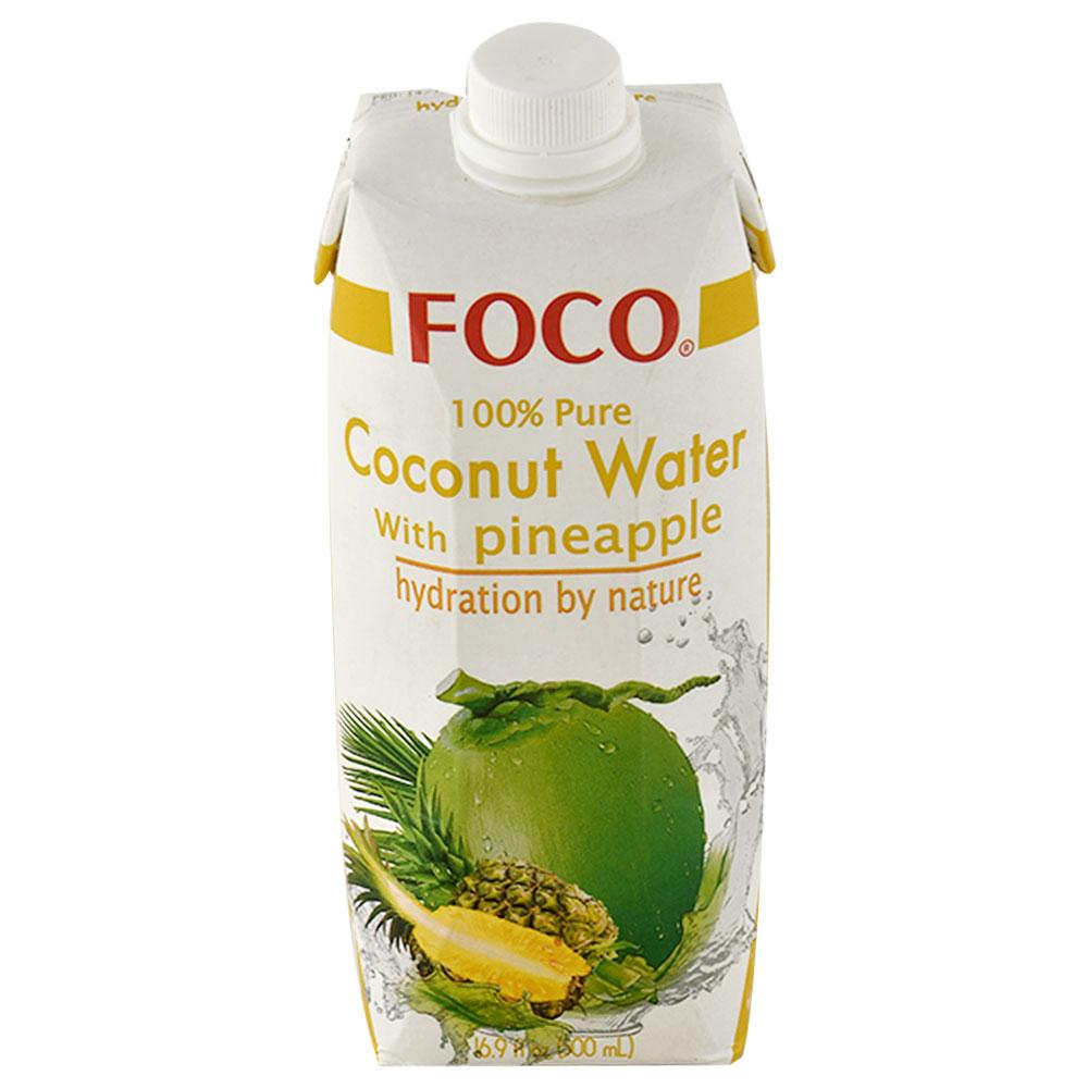 Foco Pineapple Flavoured Coconut Water 500 ml