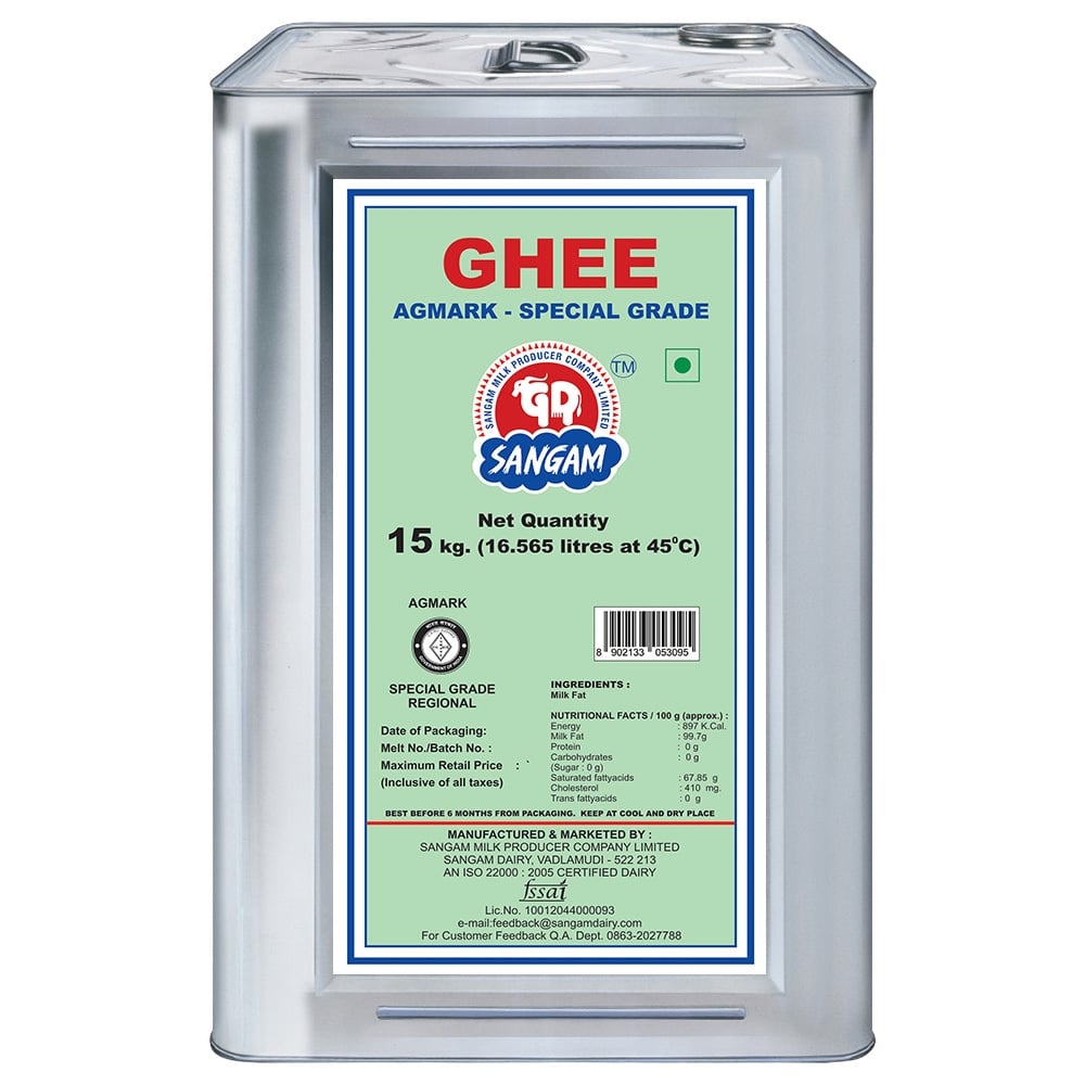 Sangam Ghee 15 Kg (Tin)