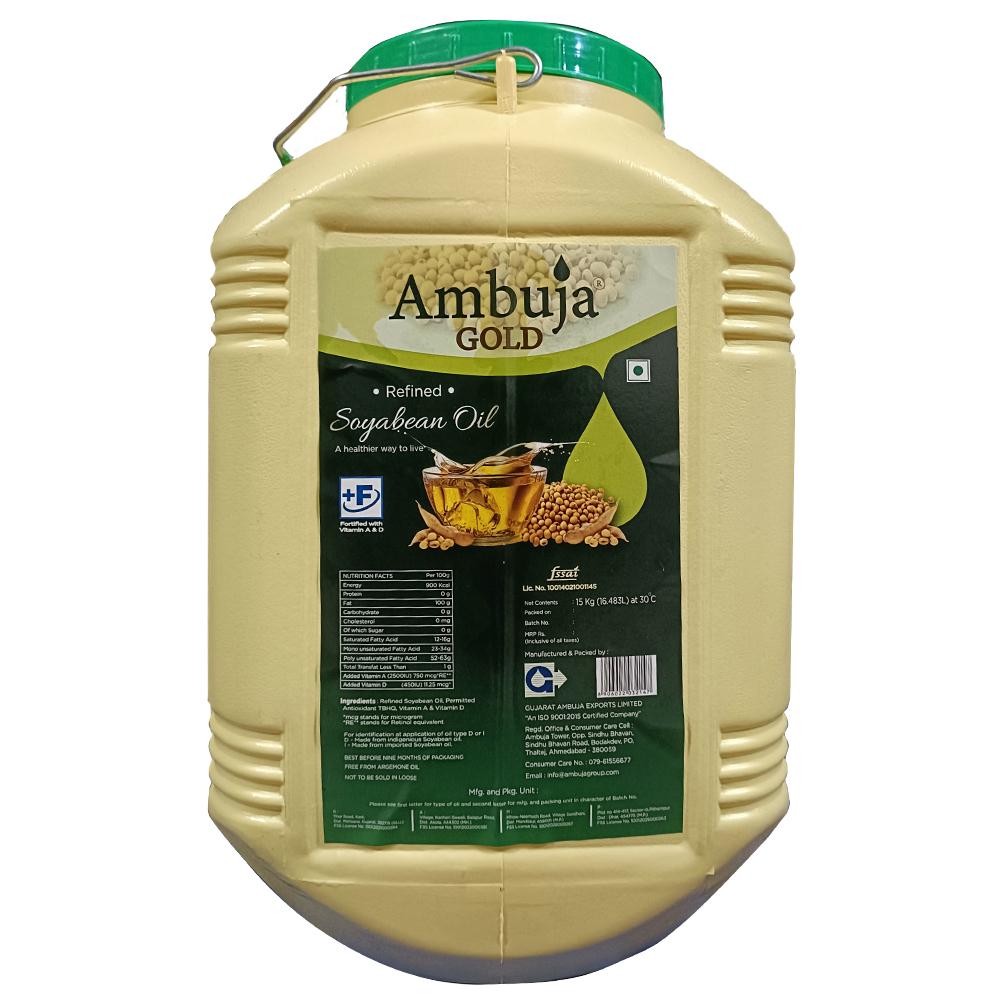 Ambuja Gold Refined Soyabean Oil 15 kg