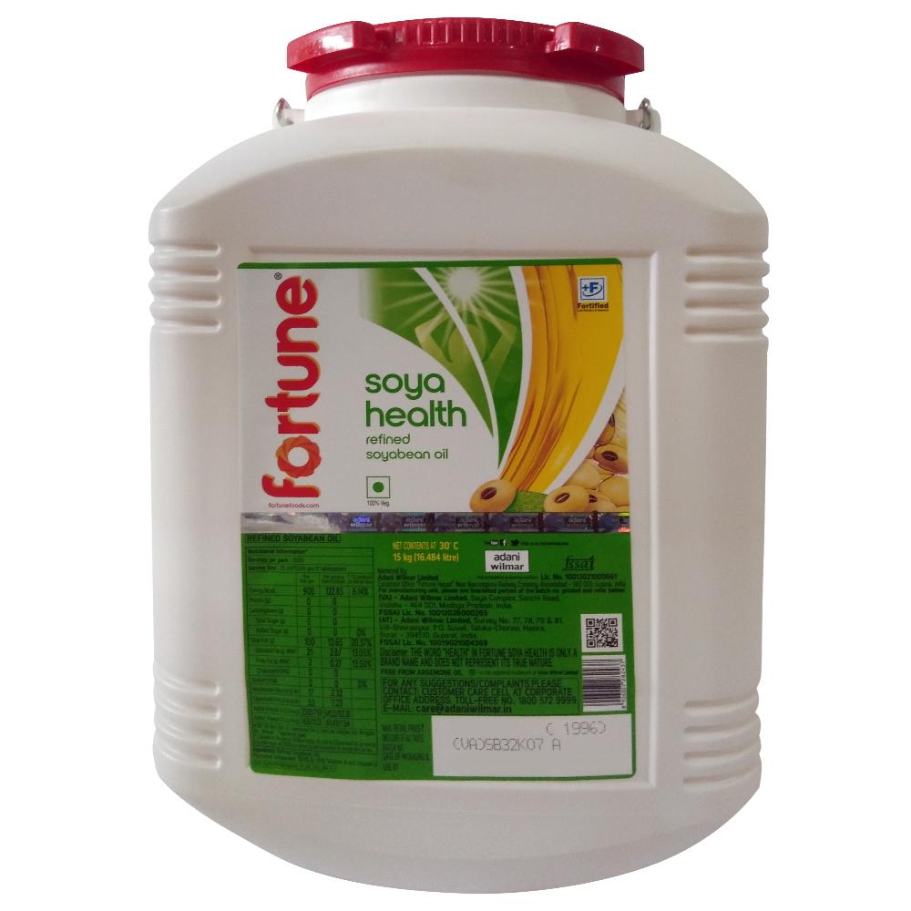 Fortune Soya Health Refined Soyabean Oil 15 kg