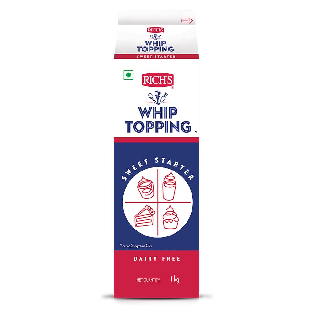 Rich's Dairy Free Whip Topping 1 kg (Carton)