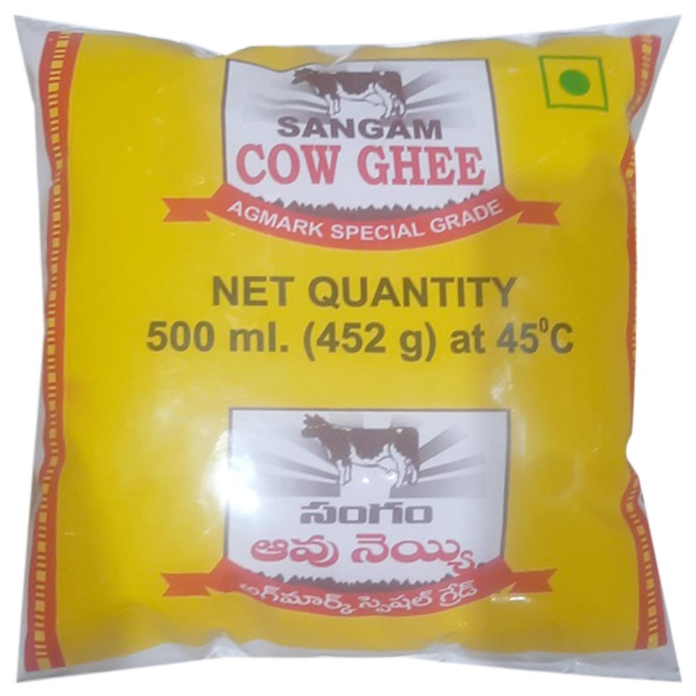 Sangam Cow Ghee 500 ml (Pouch)