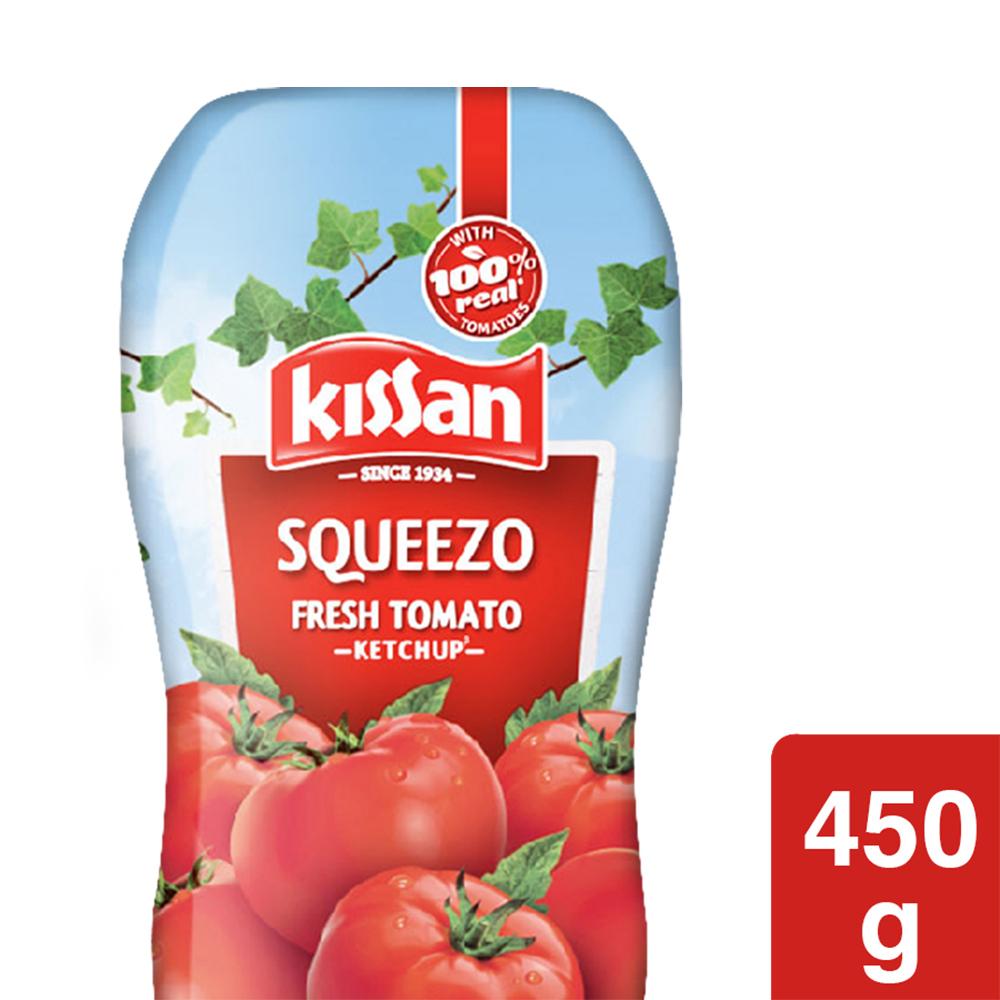Kissan Fresh Tomato Ketchup Squeezo 450 g