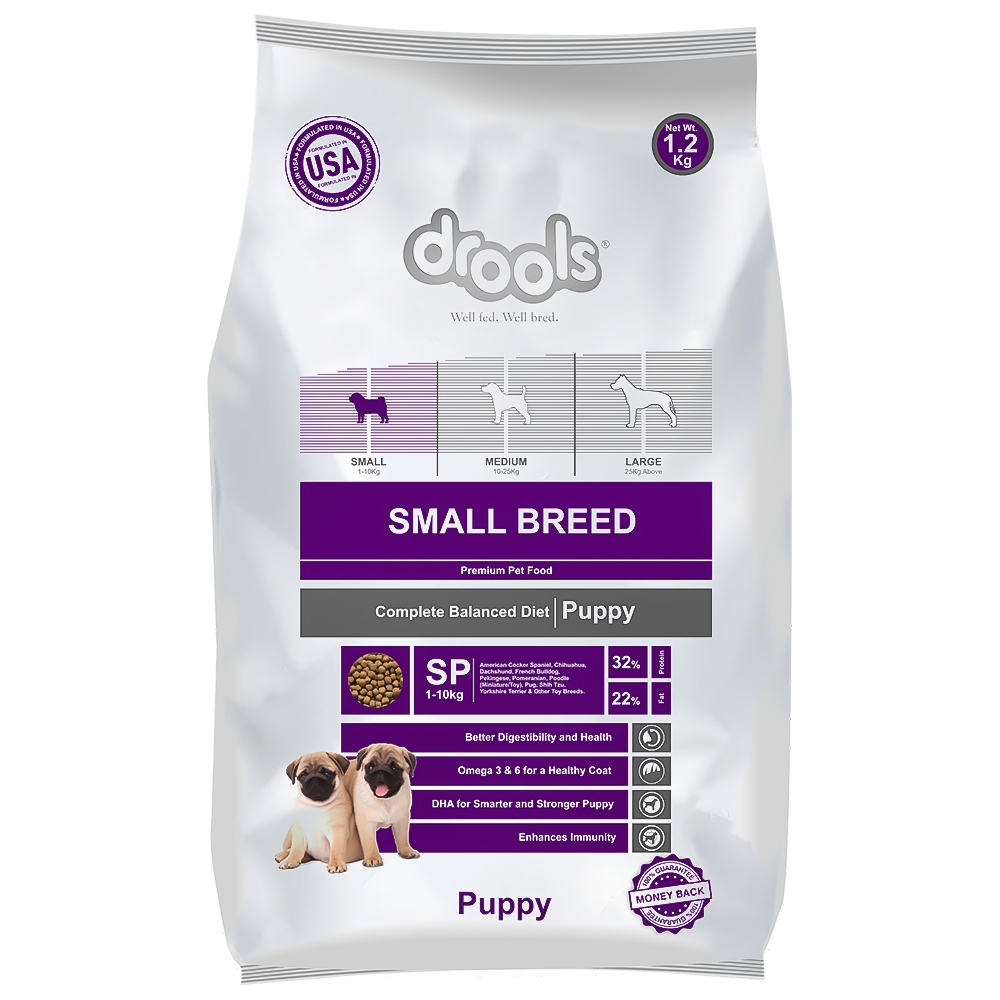 Drools Premium Puppy Food for Small Breed 1.2 kg