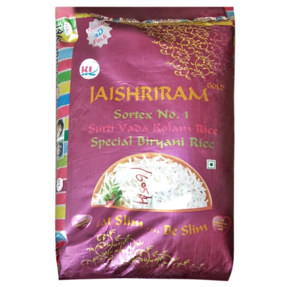 Jaishriram Gold Surti Wada Kolam Rice 25 kg