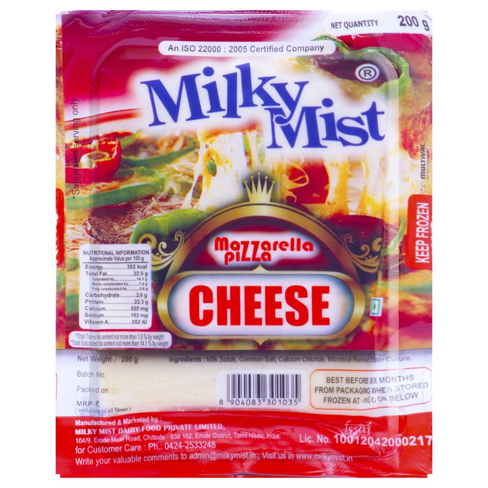 Milky Mist Mozzarella Cheese 200 g (Pack)