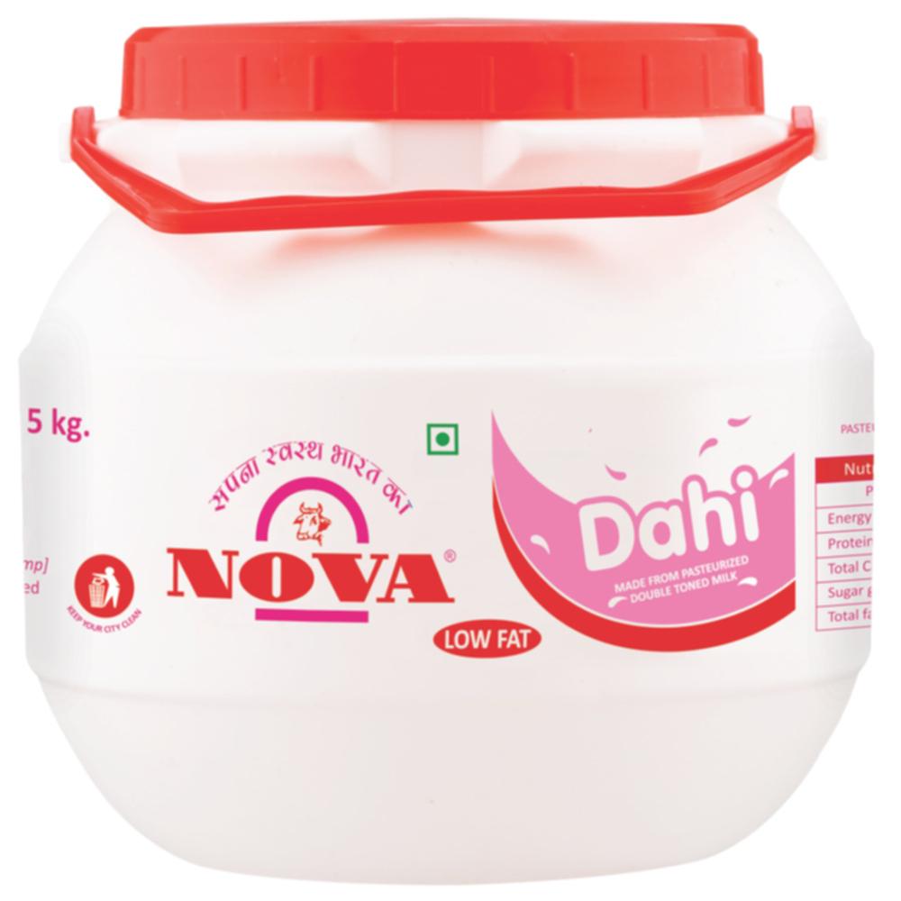 Nova Double Toned Dahi 5 Kg Matka nova-double-toned-dahi-5-kg-matka